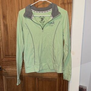 Victoria's Secret Pink Yoga quarter zip long sleeve